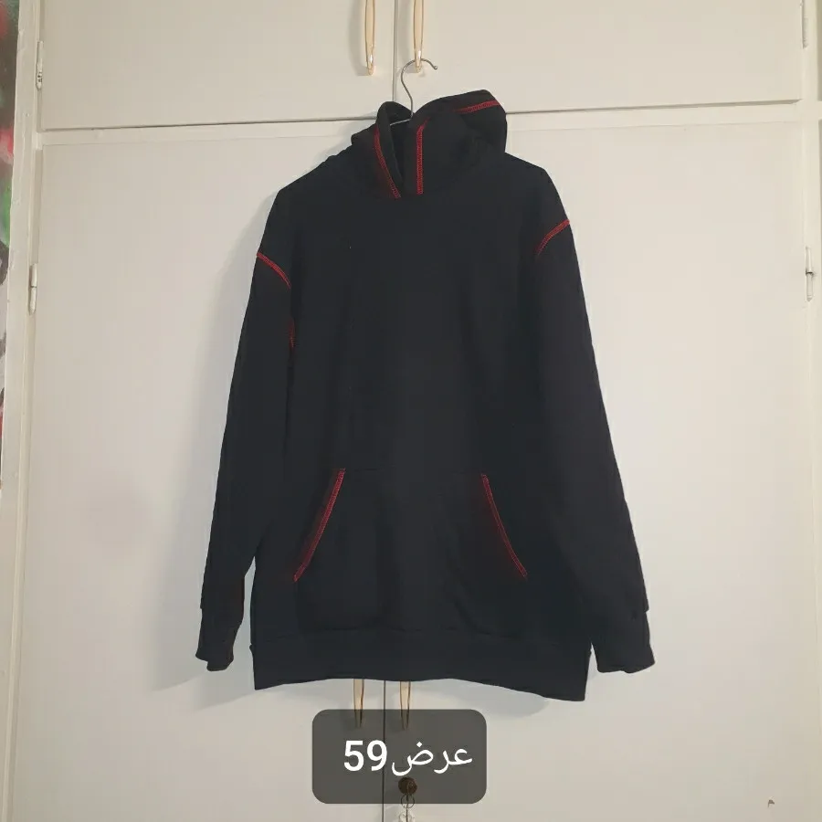 هودی مشکی عین نو عرض 59