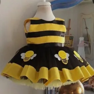 پیراهن مجلسی طرح زنبوری