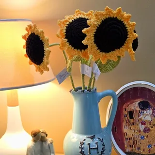 آفتابگردون بافتنی