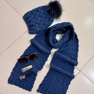 شال و کلاه بافت ست