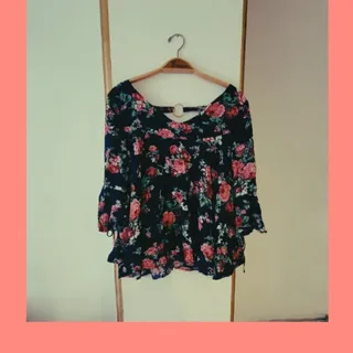 شومیز گلدار