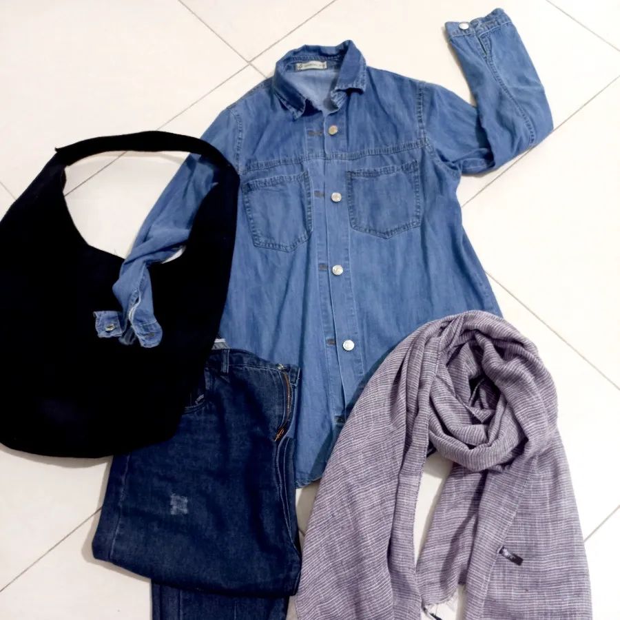 مانتو شومیز جین