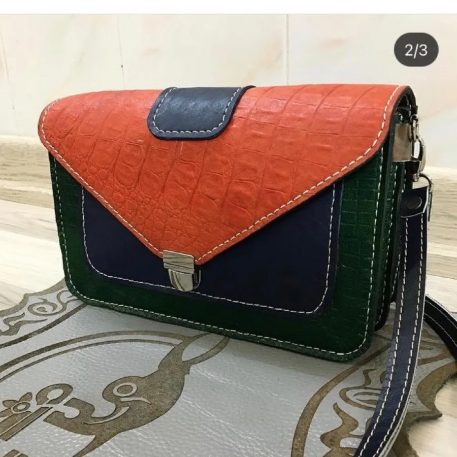 کیف چرم دست دوز