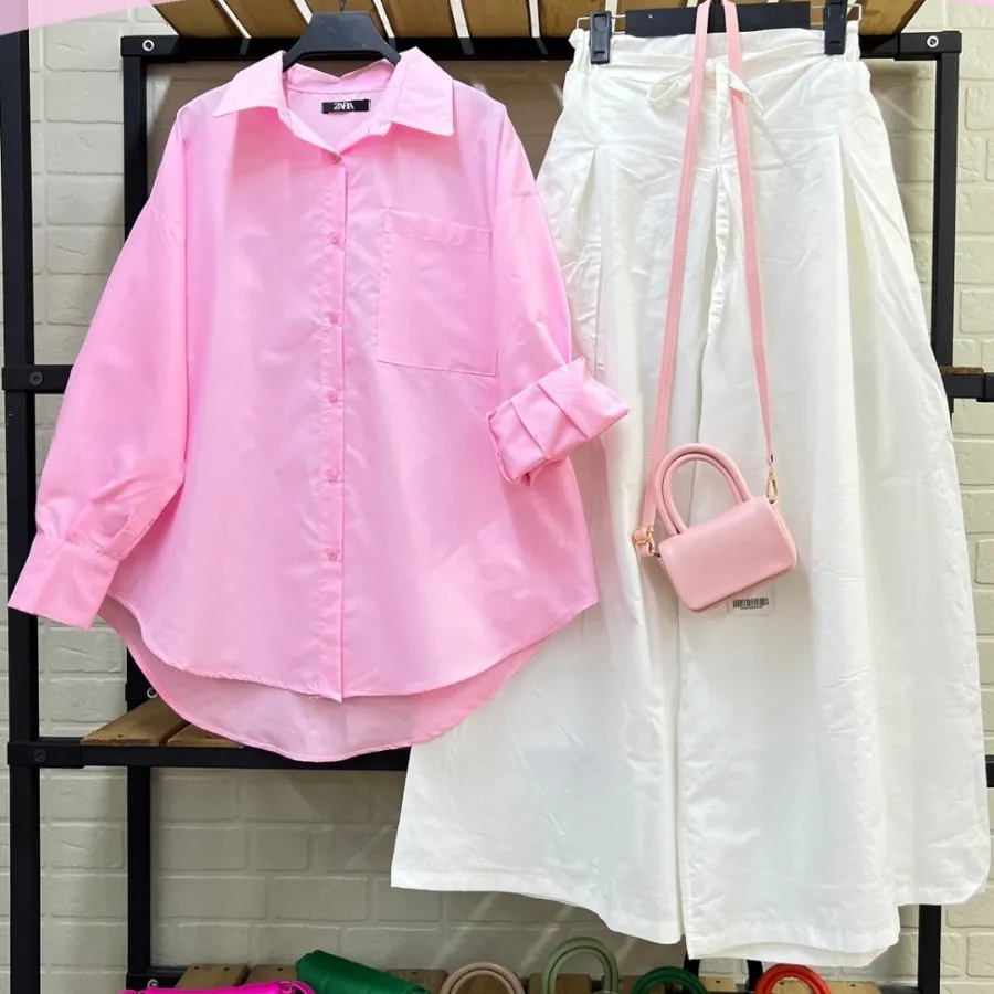 ست شومیز و شلوار دامنی