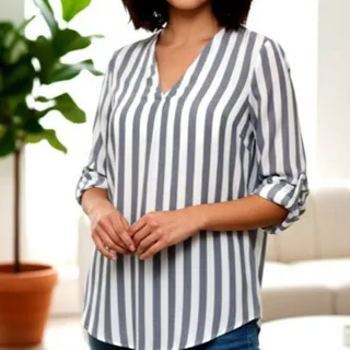 شومیز راه راه وارداتی