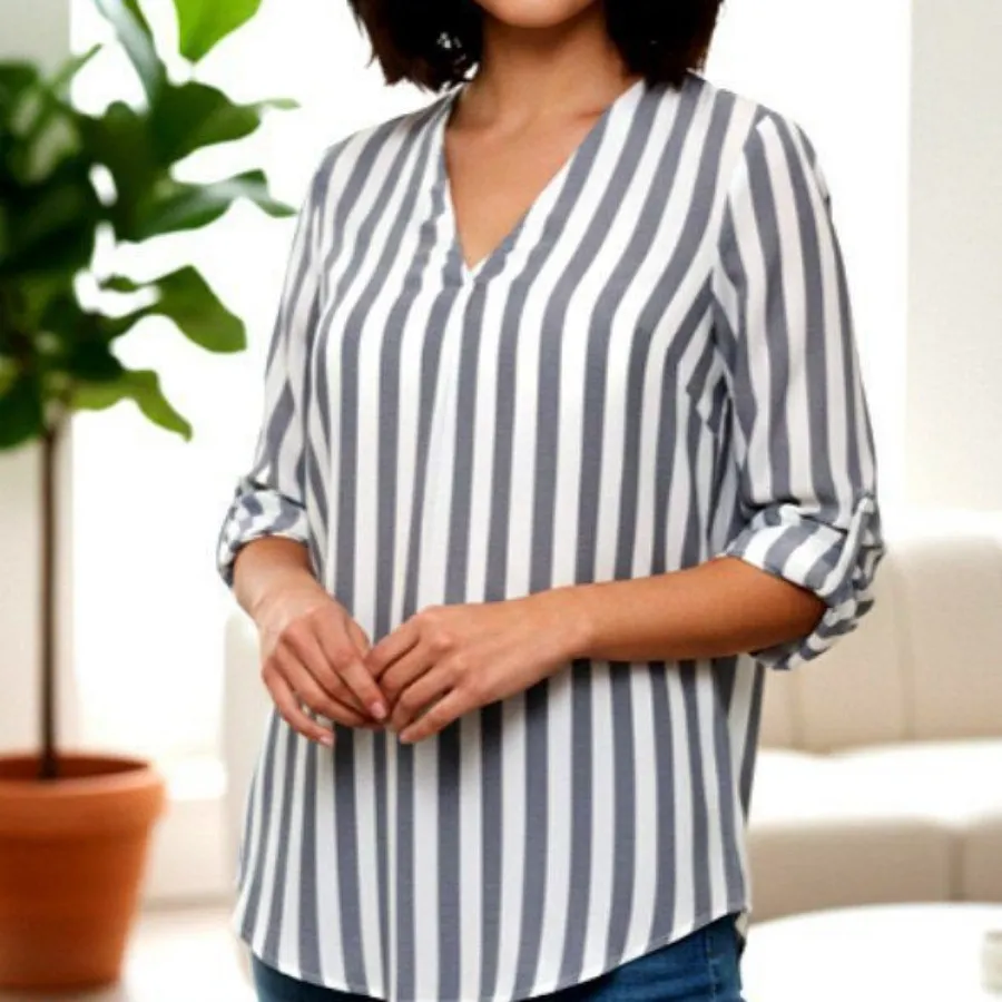 شومیز راه راه وارداتی