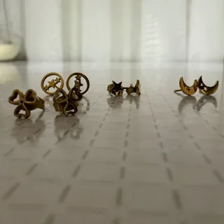 4 تا گوشواره میخی