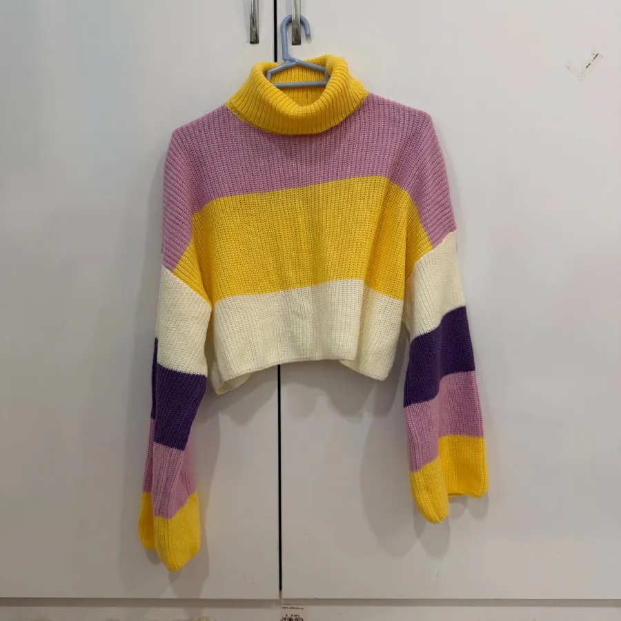 بافت یقه ایستاده کراپ