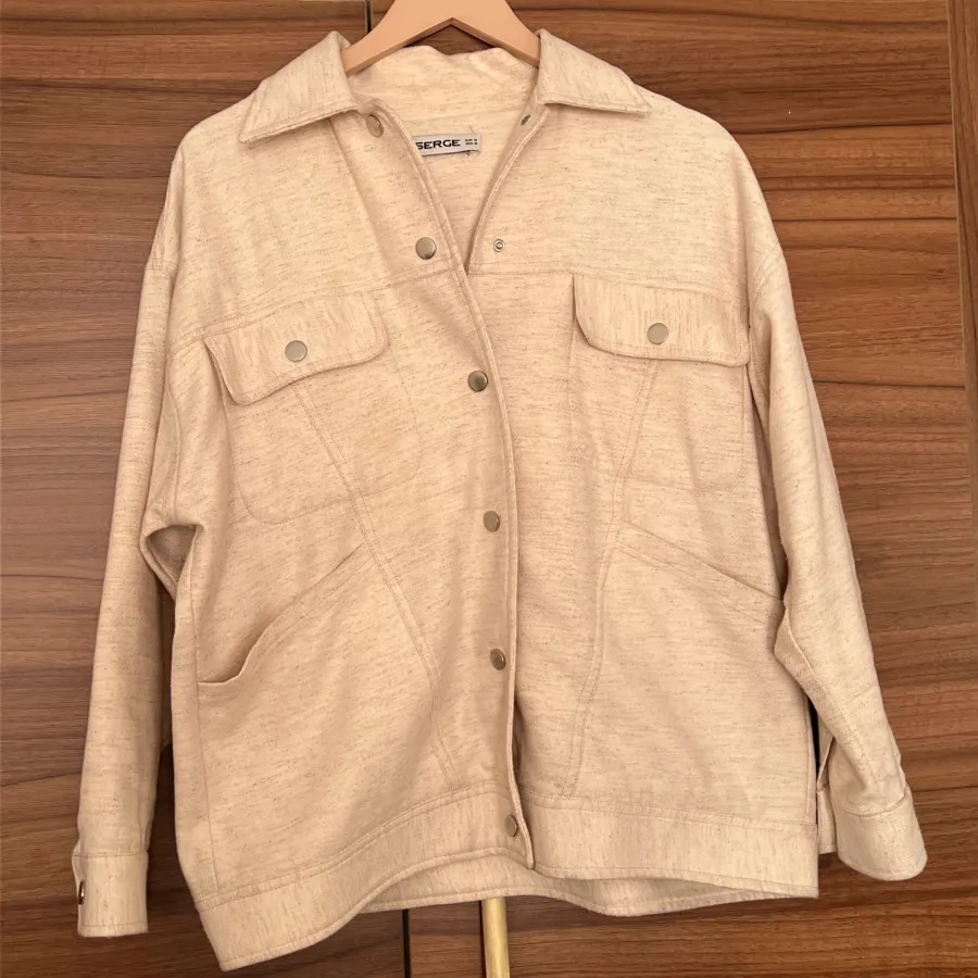 کت پاییزه کرم رنگ