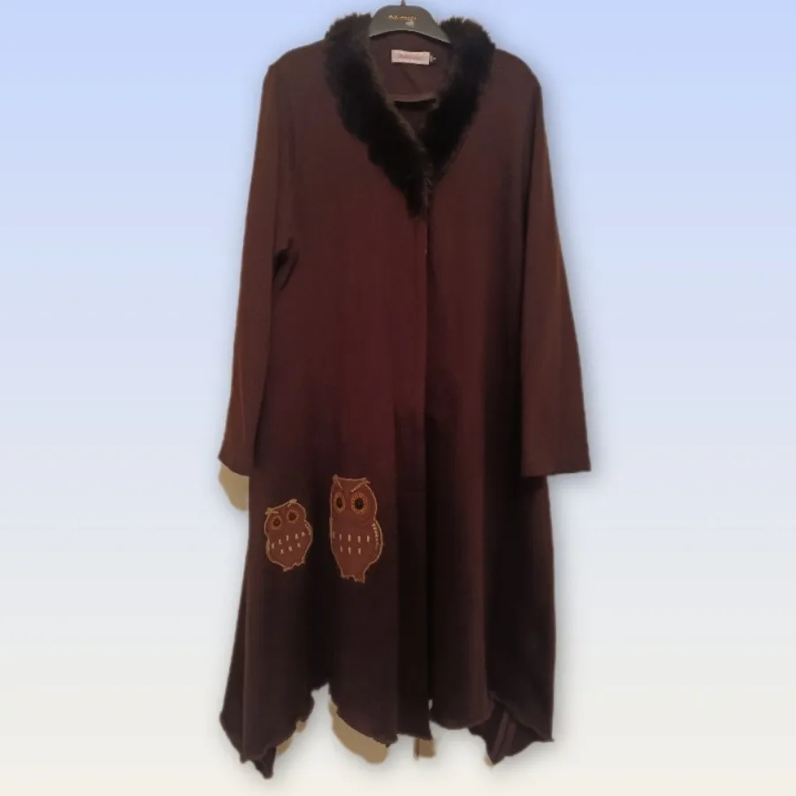 مانتو بافت جغدی کد150