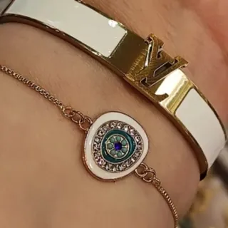 ست دستبند چرم و چشم نظر