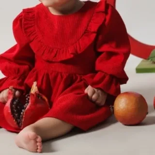 لباس دخترانه یلدایی