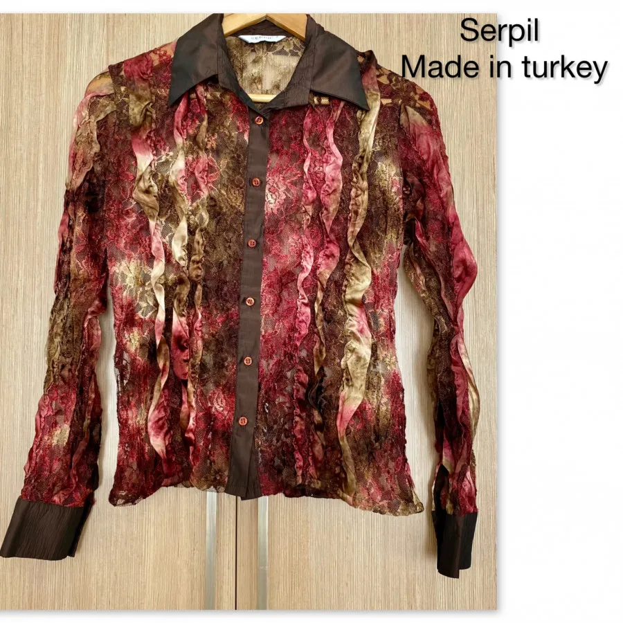 بلوز دانتل مجلسی ترک