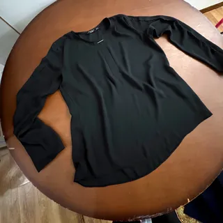 شومیز کرپ مشکی