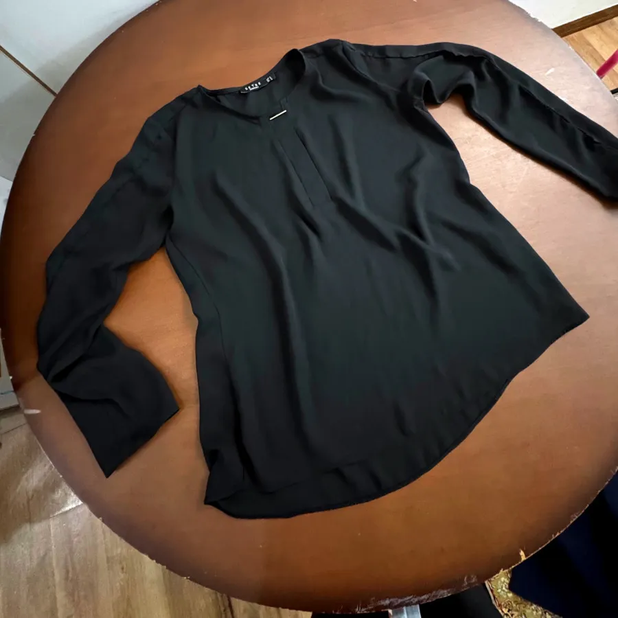 شومیز کرپ مشکی