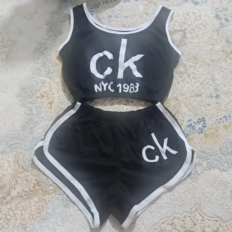 تاپ کراپ و شورت ck