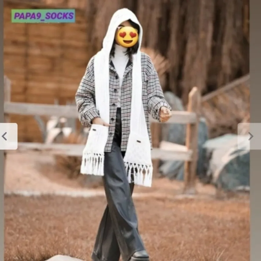 شال و کلاه و دستکش متصل