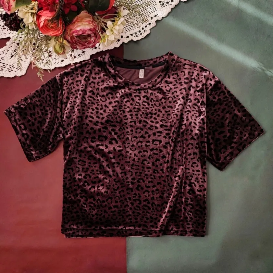 بلوز لاکچری مخمل شرابی