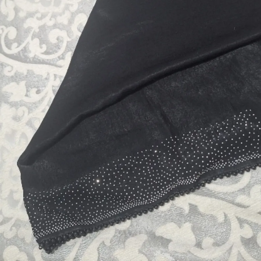 شال مشکی مجلسی