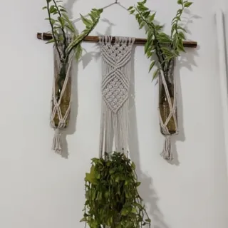 اویز گلدون مکرومه