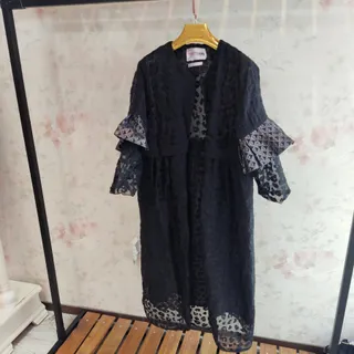 مانتو مشکی مجلسی