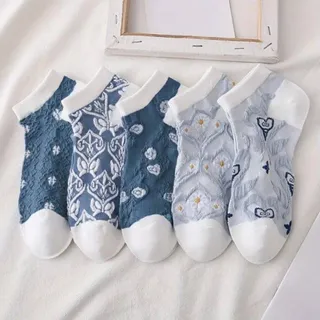 جوراب مچی برجسته سرمه ای