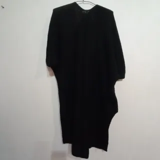 مانتو یا رویه بافت مشکی