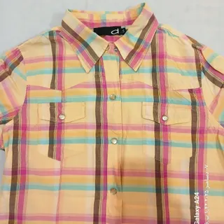 شومیز چهارخونه شیک خارجی