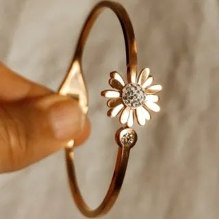 بنگل رزگلد کپی طلا