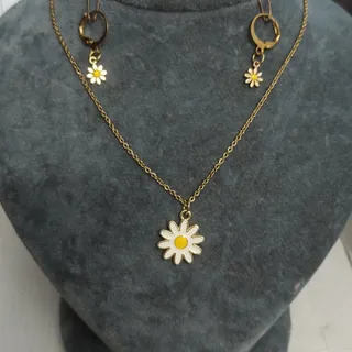 نیم ست بابونه بسیار زیبا