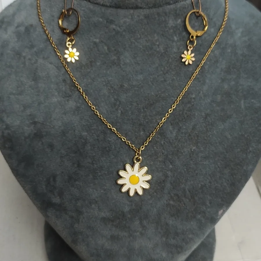 نیم ست بابونه بسیار زیبا