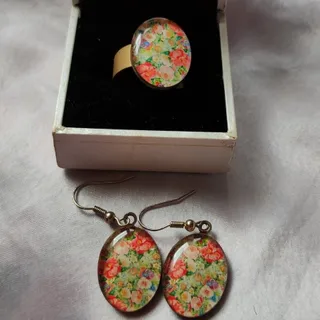 نیم ست زیبای برنجی