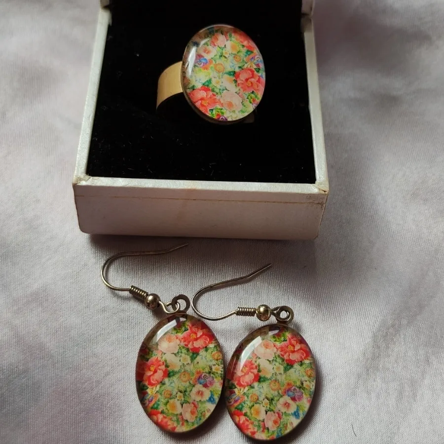 نیم ست زیبای برنجی