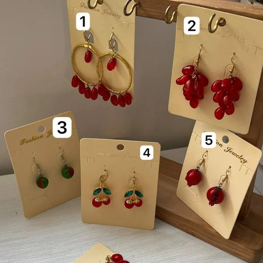 دستبند و گوشواره یلدایی