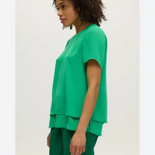 شومیز دولایه امریکایی سبز