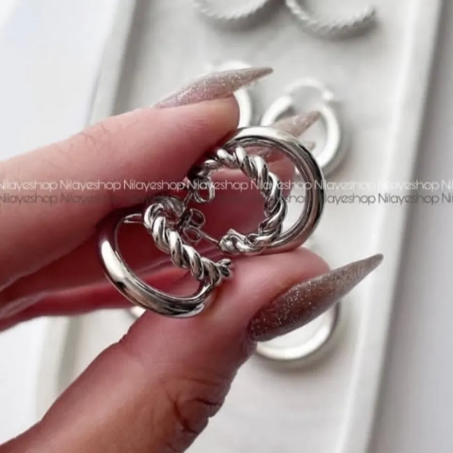 گوشواره حلقه ای برندYSX