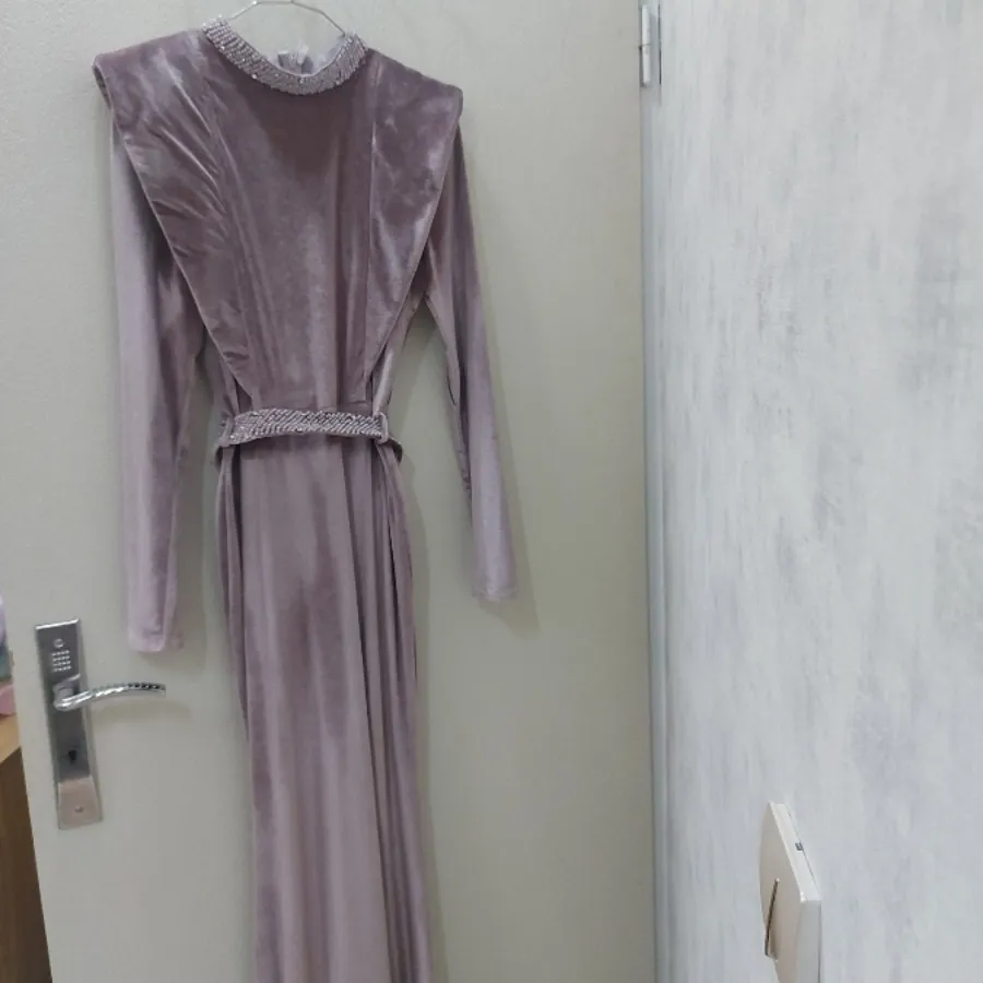 پیراهن مخمل بلند شیک