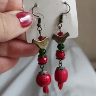 گوشواره انار یلدایی