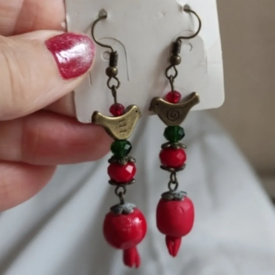 گوشواره انار یلدایی