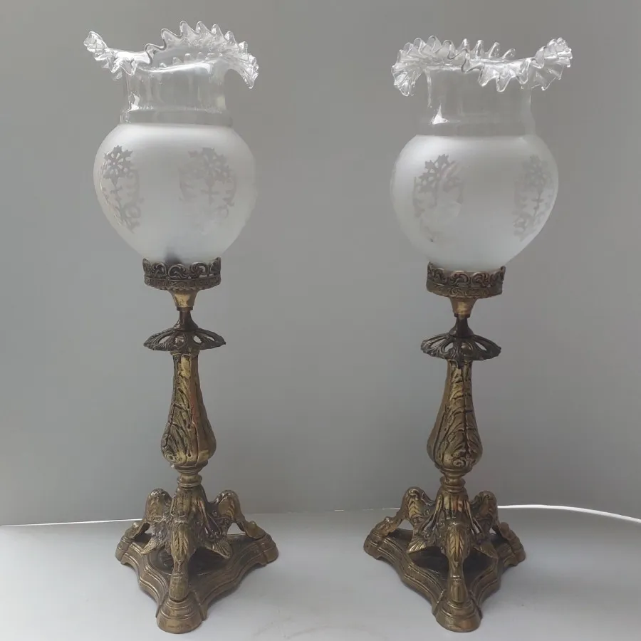 شمعدان برنز آنتیک