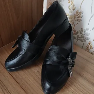 کفش کالج چرم مجلسی زنانه