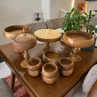 ست پذیرایی چوبی