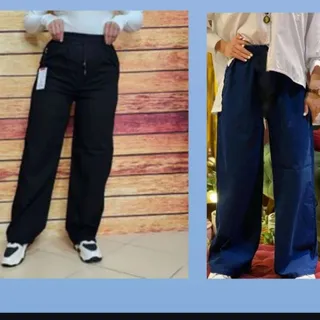 شلوار نیم بگ جین  راحت