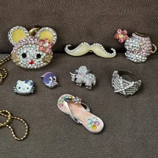 انگشتر و آویز دخترانه