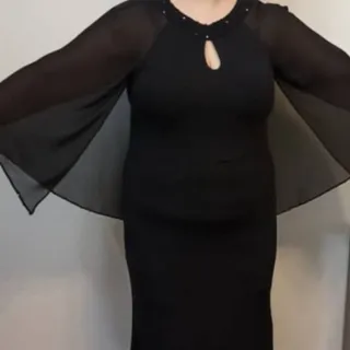 پیراهن مجلسی لمه مشکی