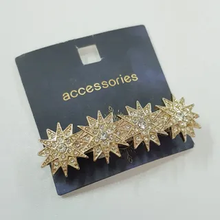 گیره مو کلیپسی طلایی