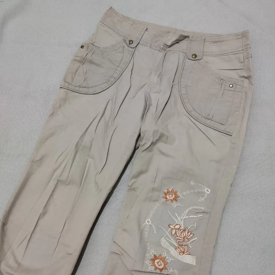 شلوار کتان کاغذی