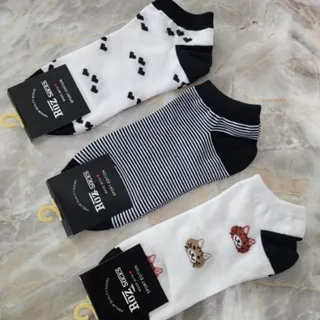 جوراب مچی سفید مشکی