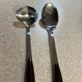 ملاقه سوپ خوری وقاشق خورش