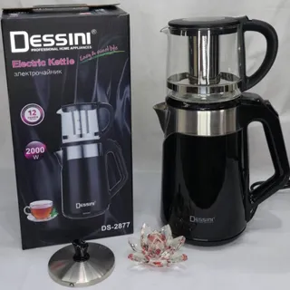 چای ساز دیسینی استیل مشکی